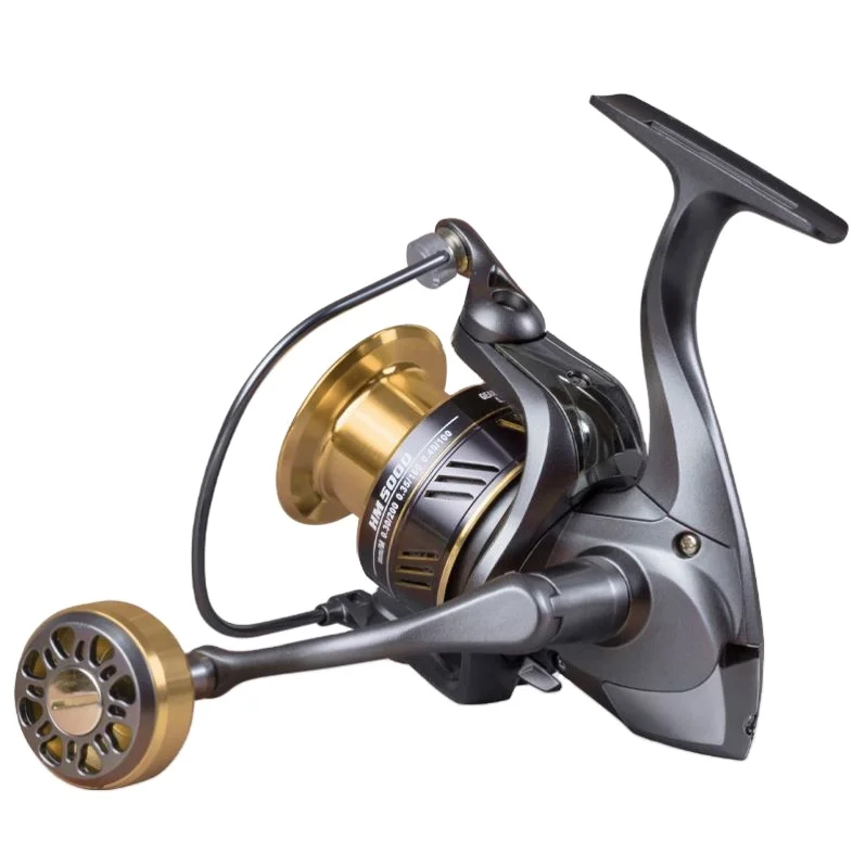 ef1000 7000 12bb 5.2 1 metal spinning fishing reel Piece Two-Hand Rotating Reel, He1000-7000 Series, 5.2:1 Gear  Exploring the Badlands Spinning Reel HM1000-7000 Metal Ball