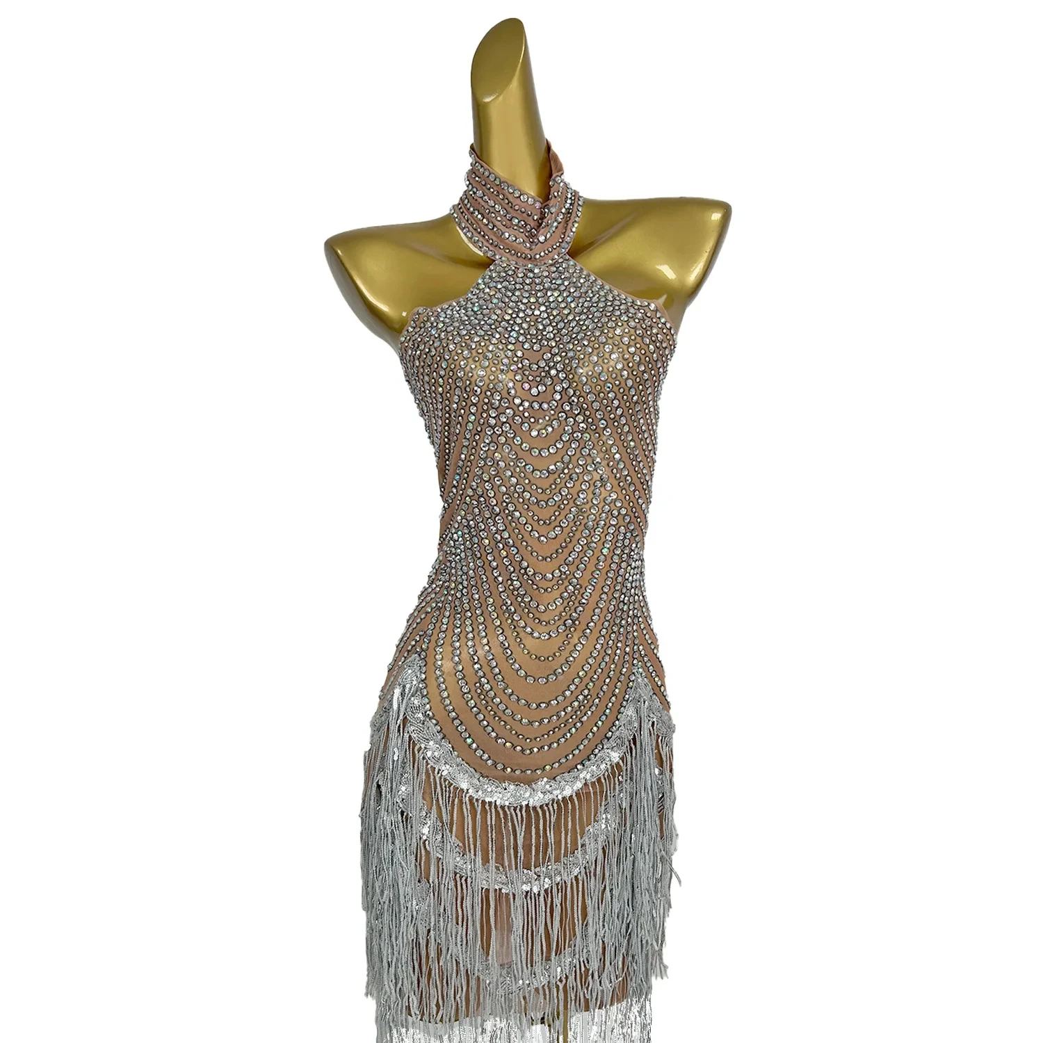 Sparkly Rhinestone Sequin Fringes Night Club Mini Dress Women Las Vegas Showgirl Festival Clothing Stage Performance Dancer Wear| Alibaba.com Sparkly Rhinestone Sequin Fringes Night Club Mini Dress Women Las Vegas Showgirl Festival Clothing Stage Performance Dancer Wear| Alibaba.com