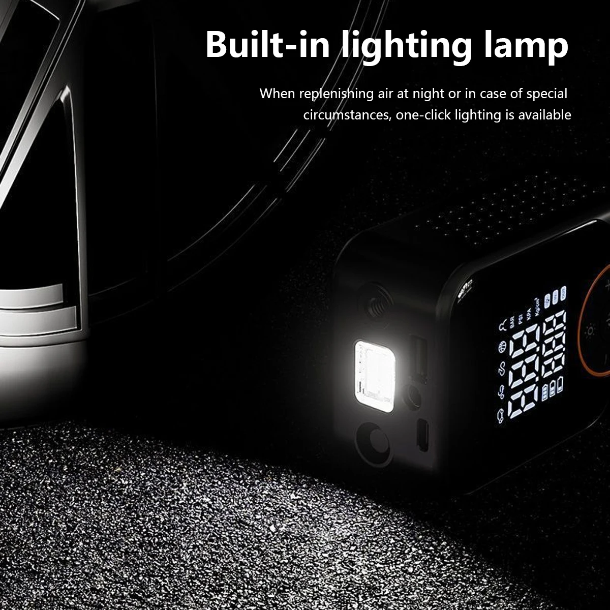 150PSI Portable Digital Wireless Electric Car Tyre Air Compressor Mini Cordless Inflatable Monitor Factory Price - view 5