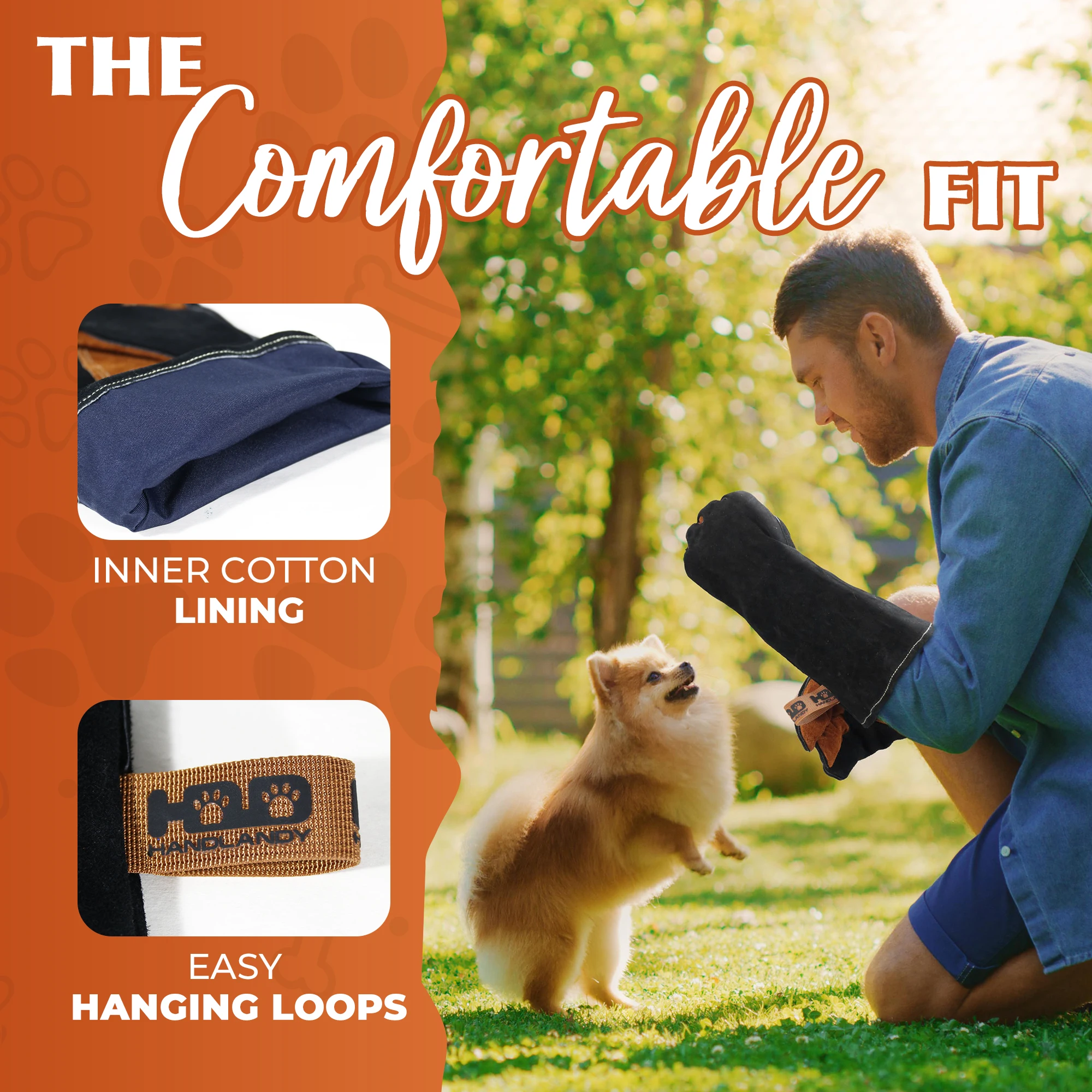 Animal Handing Bite Proof Multipurpose Pet Leather Glove Dog Cat Training Glove Reinforced Snake Handling Gloves
