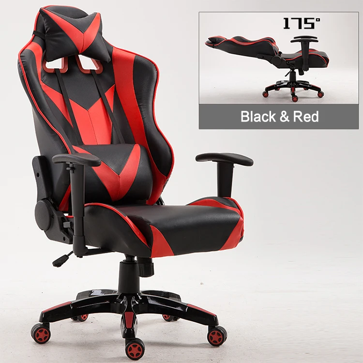 Guangzhou Sunshine Wholesale Cheap Fabric LED PC Gaming Leather Office Chair Racing