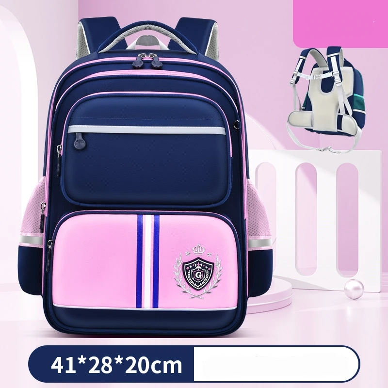 New Fashion Trend Students 1-6 Grade Schoolbag Large Capacity Waterproof  Shoulder Bag Mochila Escolar