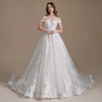 Jancember QW01005 Luxury New Design Beautifully Ball Gown Wedding Dresses For Bride