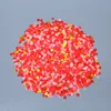 colorful Red-pink gold small round disc, 1 cm