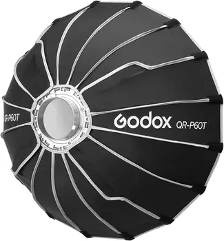 Godox QR-P60T 23.6" Quick Release Parabolic Softbox Bowen Mount Studio Flash Speedlite detail image