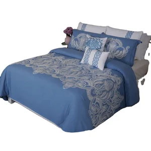 Rancho New Design Printing Bedding Microfiber 5Pcs Wholesale Comforter Set