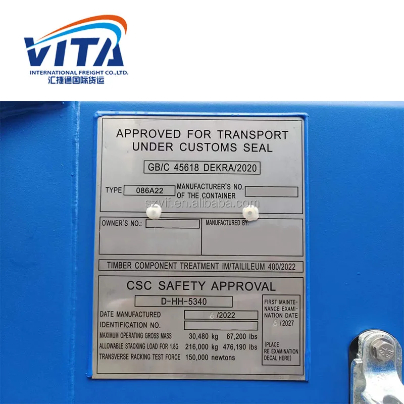 20 Ft Shipping Containers - Reliable Sea Transport Solutions