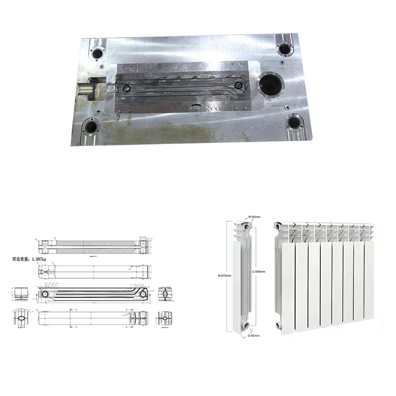 Die Casting Manufacturer Design Various Specification of Aluminium Injection Machine Mold for Radiator Production Line