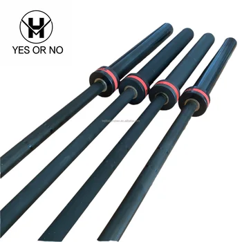 Factory Supply 1000 lb black Oxide Process Barbell Bar For Weightlifting Training