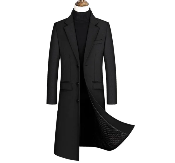2024 trench high quality winter mens long wool overcoat men warm thick woolen coat_voghion.com