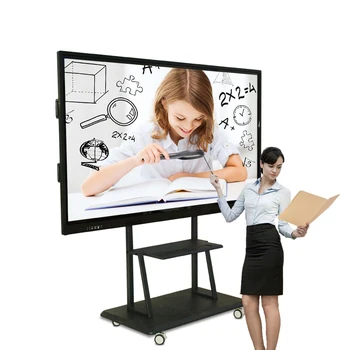 SEEWORLD Interactive Flat Panel 55 65 75 86 100 inch Smart Boards Multi IR Touch Screen Monitor Digital Whiteboard for Teaching