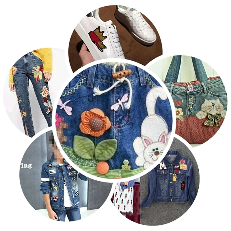 Custom Design Shiny Patch Factory Lovely Cherry Sequin Embroidery Patch for Clothes