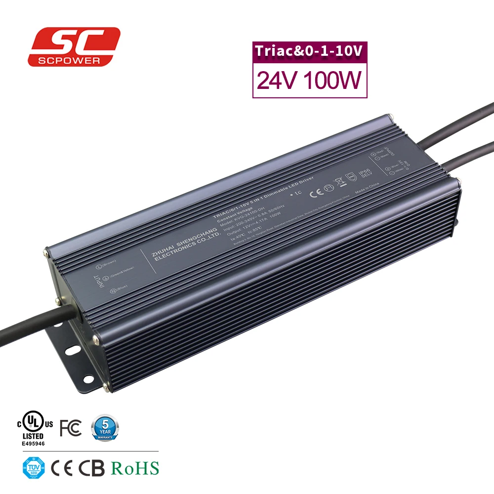 SC 100W Constant Voltage 12V Dimmable Led Driver for Led Strip