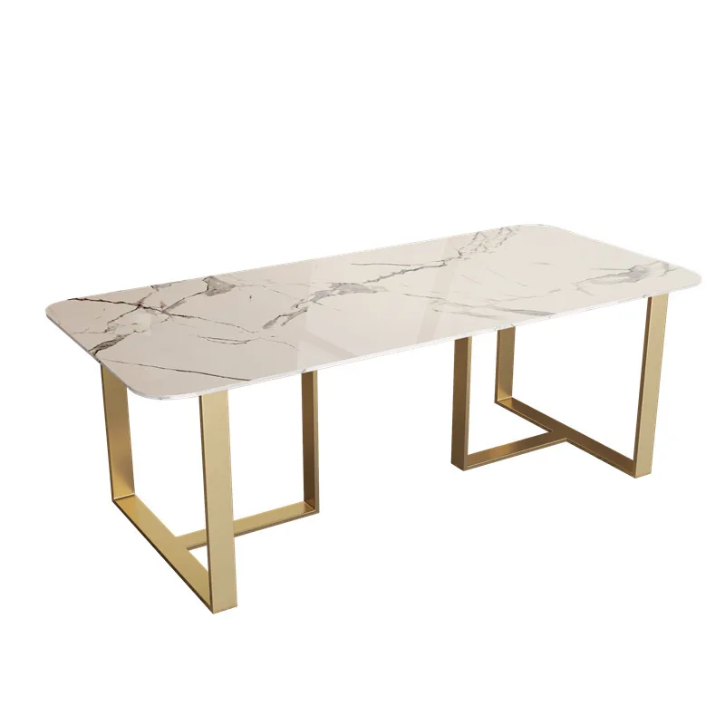 Nordic Dining Table And Chair Combination Rectangular Modern Simple