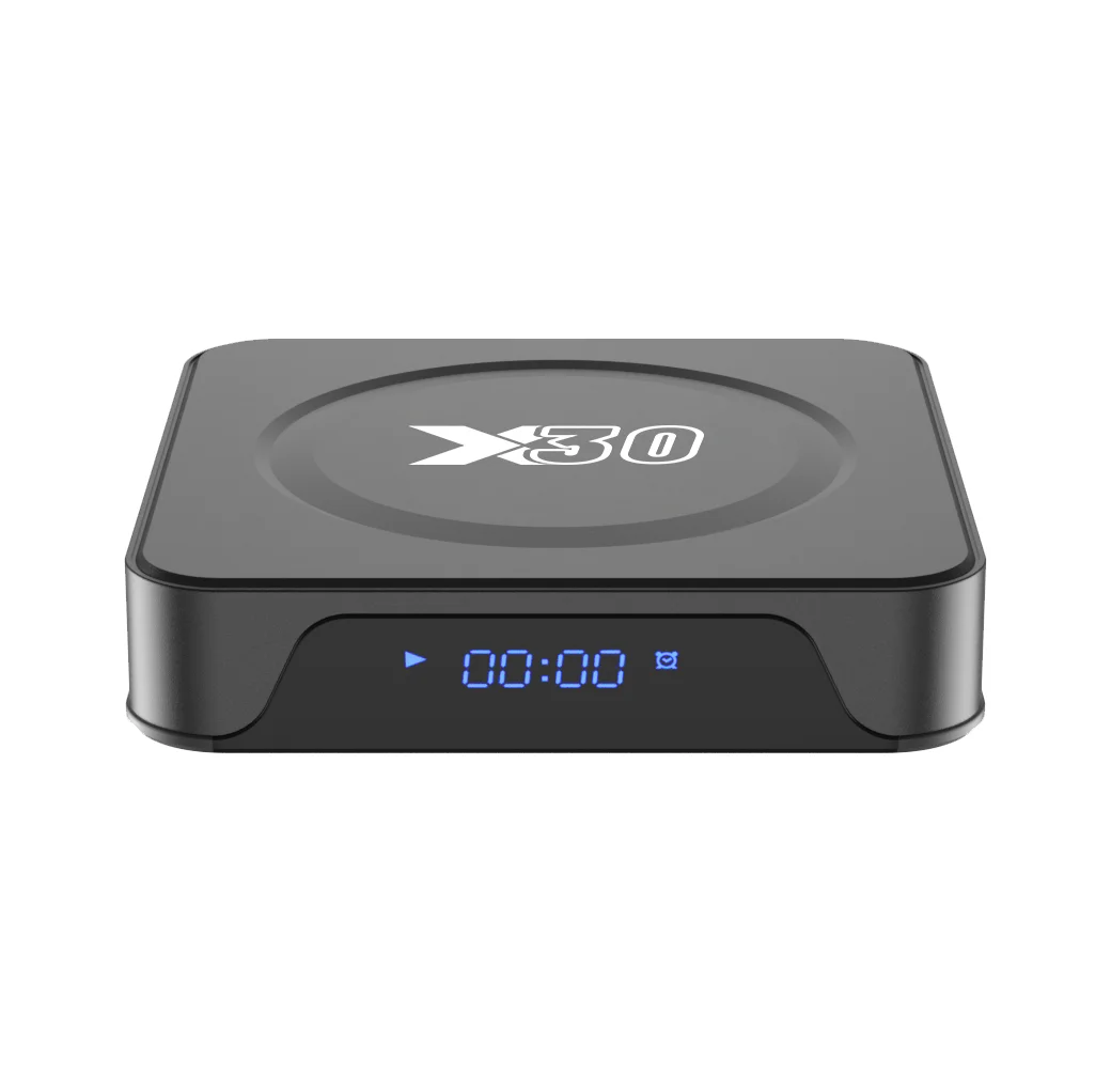 NEW MODEL X30 Android 12 Tv Box WIFI 6 Allwinner H618 2GB 16GB 4GB 32GB X Player Android Set Top Box Voice Remote Control