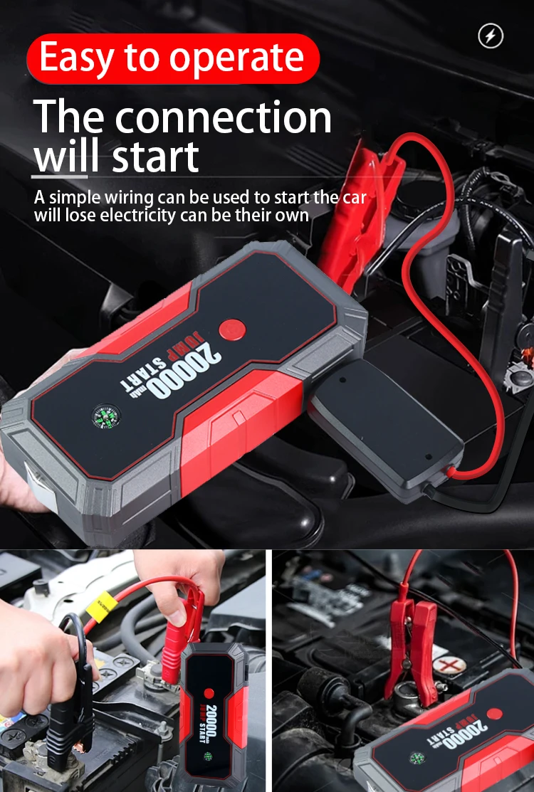 39800mah Wireless Car Jump Start Power Bank Reliable 12V Charger
