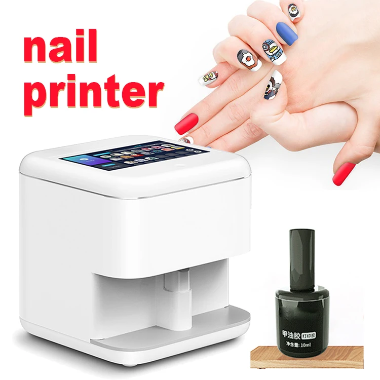 QJJML Nail Art Printer, Intelligent Automatic 3D Nail Printer Machine, 2400  DPI Resolution, Portable Mobile Multifunctional Nail Polish Machine for Nail  Salon Nail Lovers at Home, Pink : Amazon.de: Beauty
