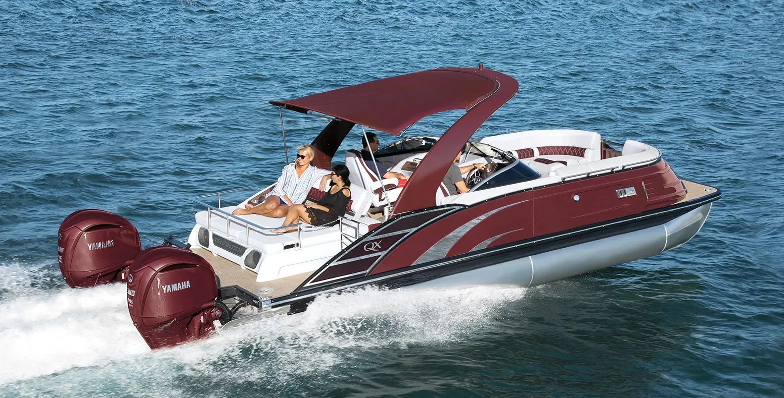 Kinocean 2022 New 28 Ft Luxury Aluminum Pontoon Boat With Electric