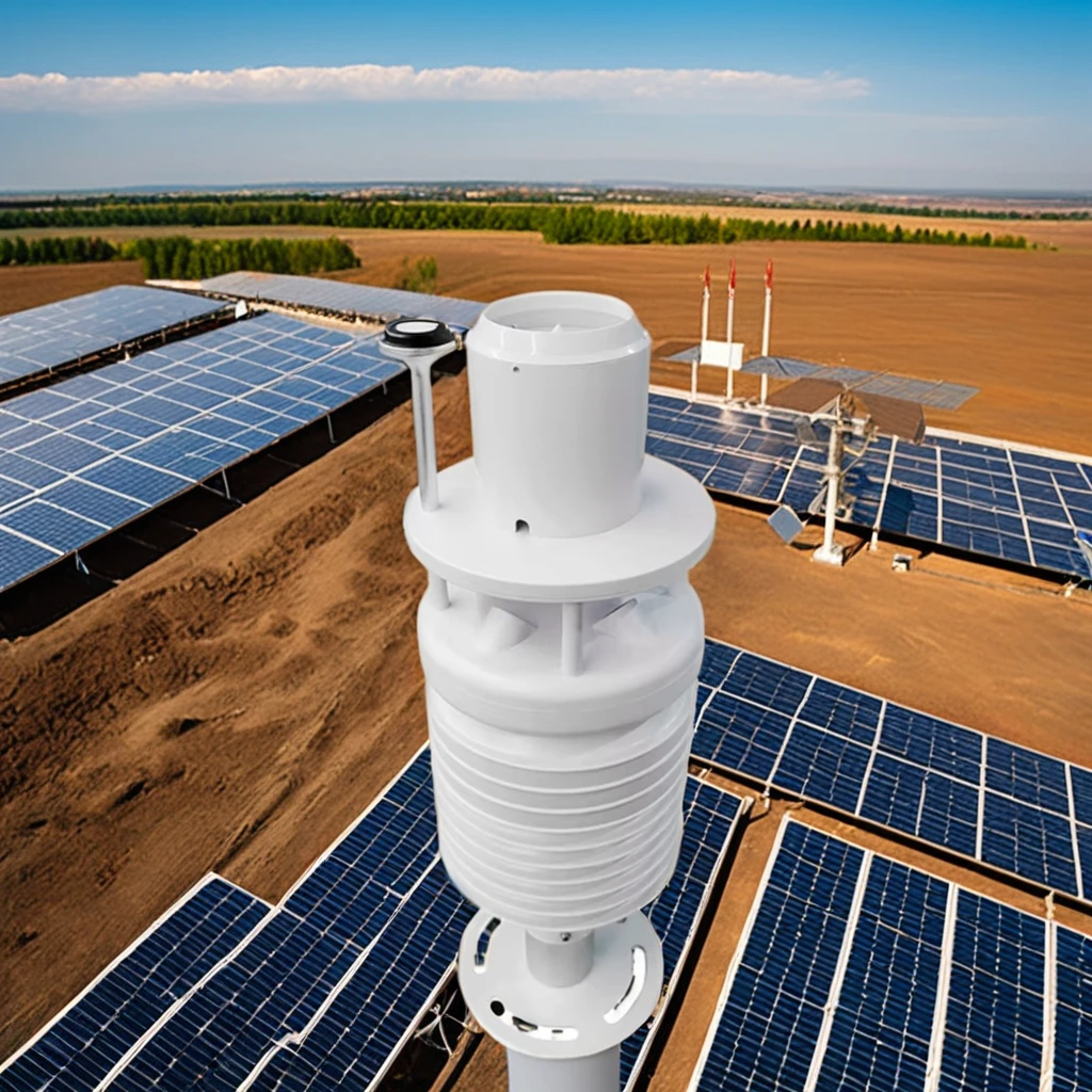 ASA IP65 Weather Data Logger Solar PV Weather Station Modbus  Sensor With Server and Software Support