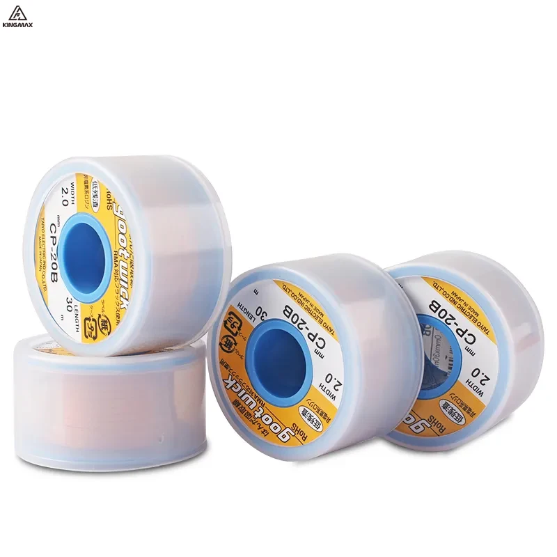 Mèche à Dessouder Goot CP-20B – 2.0mm X 30m, Neuve, Fabriquée Au Japon