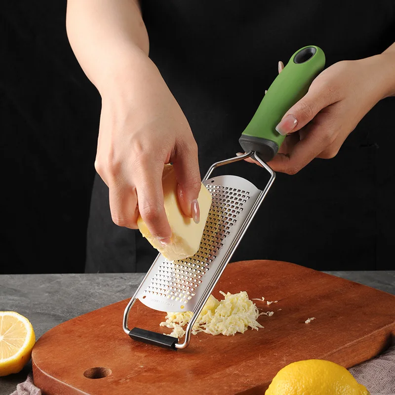 Stainless Steel Lemon Grater With Cleaning Brush, Heavy Duty