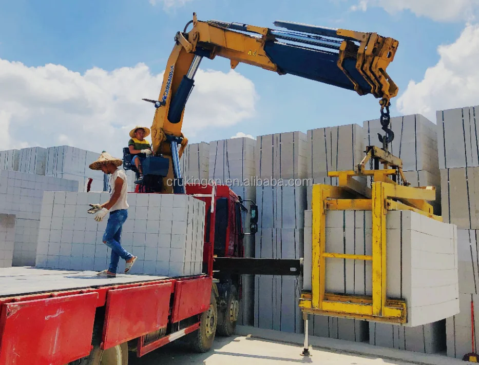 China Top Brand New 8 Ton Truck Mounted Crane Knuckle Boom