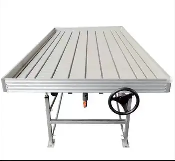 Growing rolling table tide ebb and ebb table flood table system