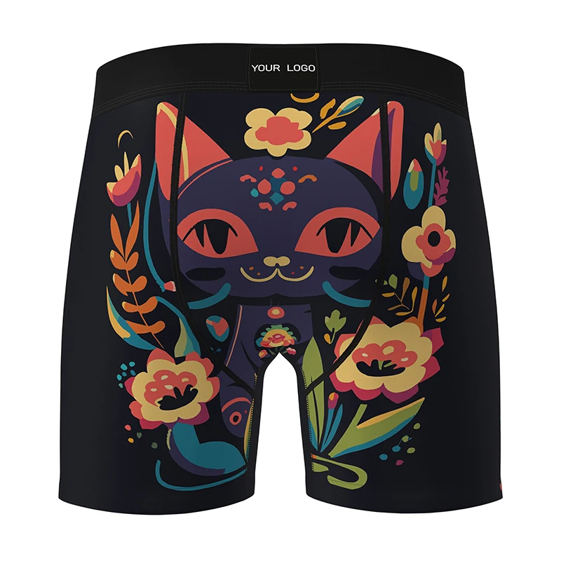Man Boxer Briefs Custom logo Print Man Pouch Boxer Briefs - Micro Modal Ball Hammock Underwear Pocket Man Boxer Briefs