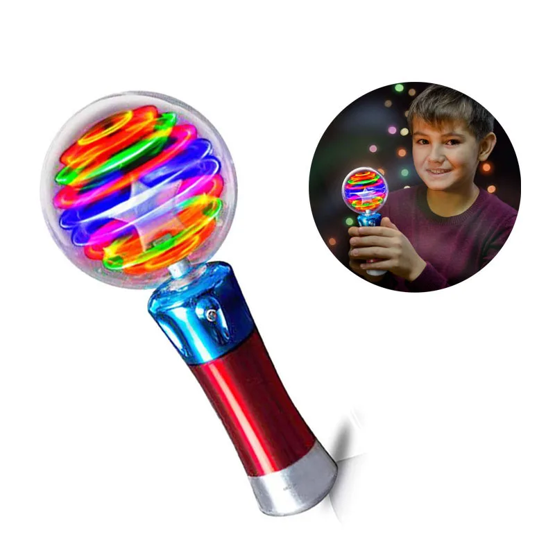 Kids Led Spinning Light Up Toys Wand Flashing Led Light Up Spinning ...