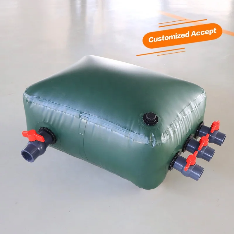 Durable Cheap Soft Folding Flexible PVC 100Gallon Collapsible Water Storage Tank For Sale