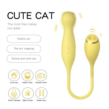 Newly Designed and Cute Cat Shaped Vibrating Adult Toys For Woman Masturbate AV Massager Vibrator Sex toys for women Vagina