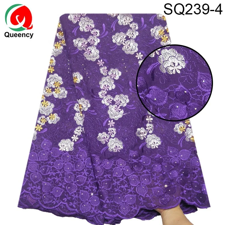 
 Швейцарская вуаль Queency, кружевная ткань для женщин, вышивка ручной работы, кружево с бусинами, новое модное вечернее платье  