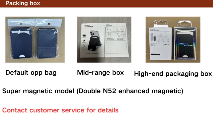 Magnetische telefoonhoes met kaarthouder en verstelbare standaard._voghion.com