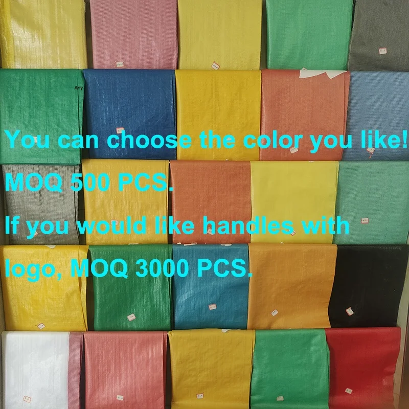 Custom Embroidered Logo Handles Black Extra Large Laminated Pp Woven