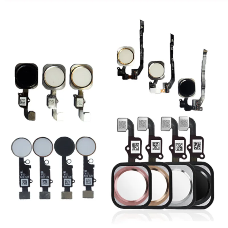 Универсальный мобильный телефон с функцией отпечатка пальца сенсорным ID кнопка домой гибкий кабель для iPhone 5S 6 6S Plus 7 8 8Plus Кнопка