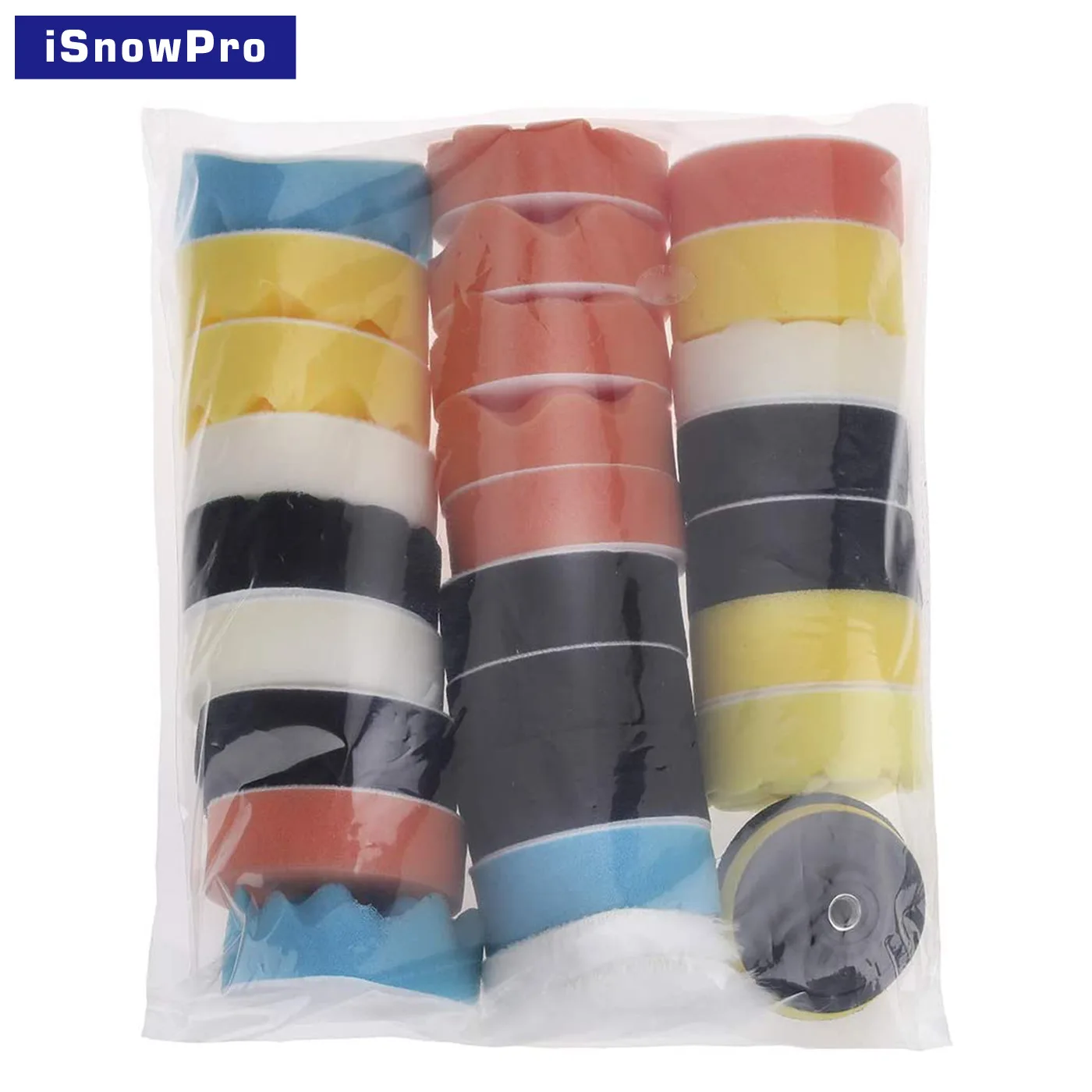 3-дюймовая пленка с полировальной подложкой комплект губка для автомобиля пены дрель буфера крепления восковой депиляции полировка герметизация