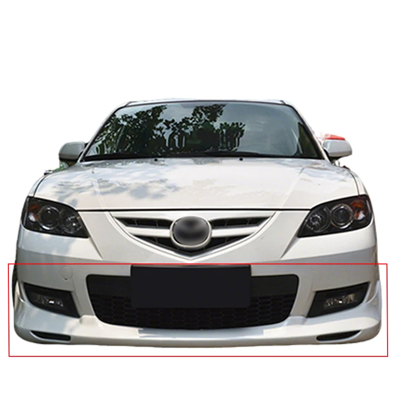 Lèvre Avant Hatchback Becquet Lèvre Avant Pour Mazda 3 Hatchback 2012-2024 - Spoiler Diffuseur Aérodynamique Accessoire Auto
