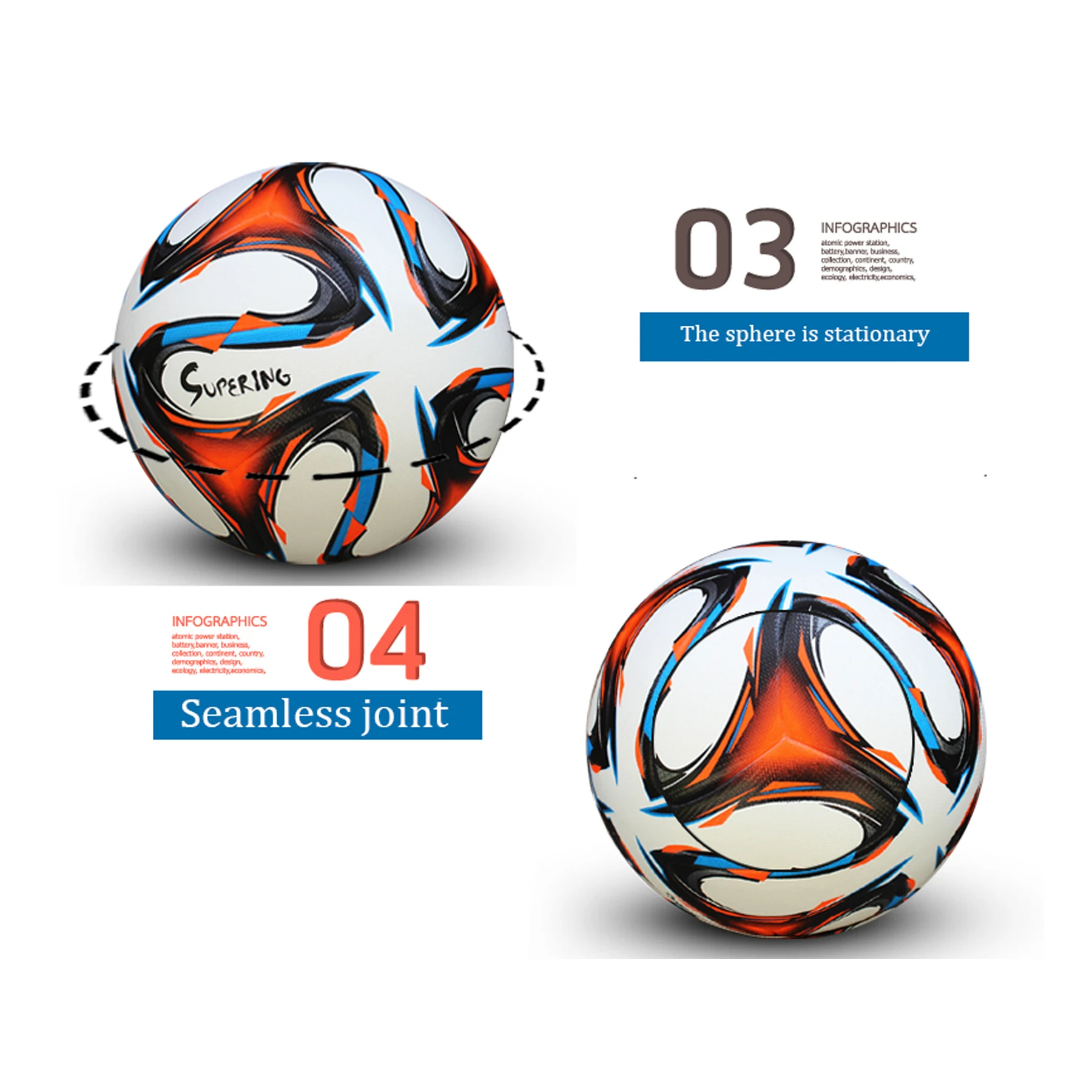 ximenzhiyue 1 PVC Football Soccer Training Size 5 football Ball For Games