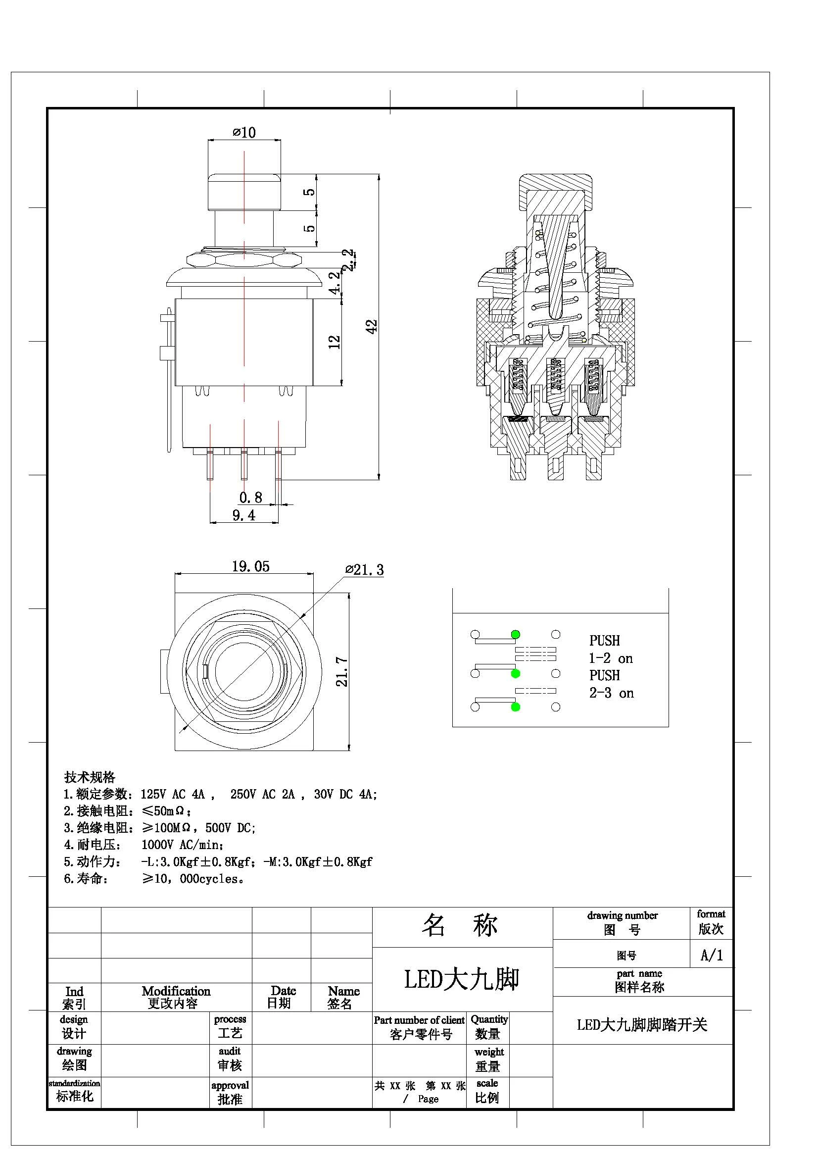 LFP　3点セット LFPSJ Series - POWR-SAFE Dead Front Fuse Holder