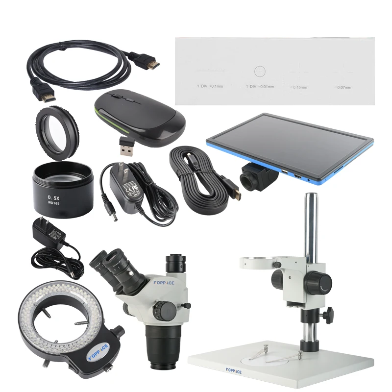 KOPPACE 6.7X-45X 2 Million Pixel Electron Microscope Can Take Pictures and Videos And Can Be Measured On An 11.6-inch HD Display