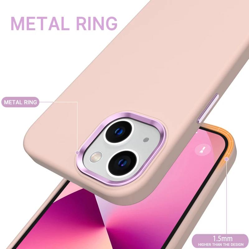Clear wireless charging phone case for iphone 13 14 15 pro max tpu magnetic suction cell phone case for iphone 12 13 14 15