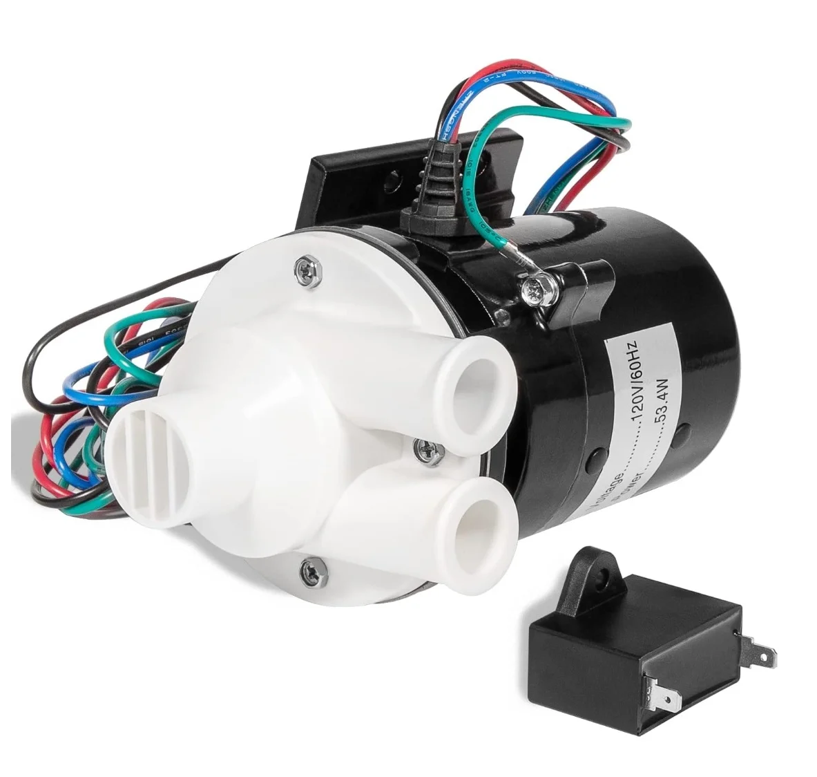 Hoshizaki APTA92P10WD1 New Water Pump Motor Assembly with Capacitor Replacement for Hoshizaki Ice Machine