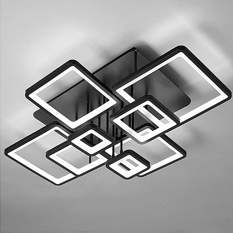 Smart Modern Surface Mounted Pop Ceil Lamp Fixtures 2.4G APP Remote Control Lighting Corridor Home LED Big Ceiling Light