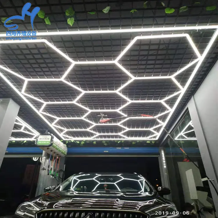 The Customized Led Hexagon Light Modern Ceiling Lights Car Workshop Light