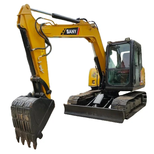 Sany Sy75c Second-hand Excavator Mini Used Crawler Excavator Backhoe ...