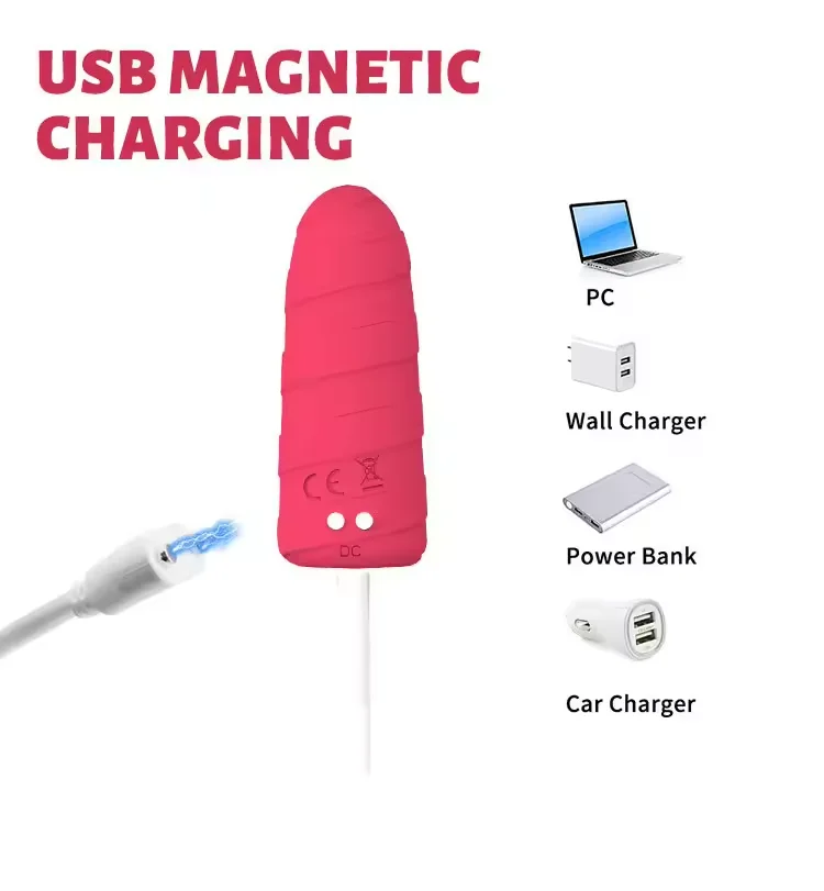 Medical Silicone Wireless Remote Control Vibrator 10 Frequencies Cute Jumping for Egg Design for Male Masturbation