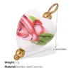Pj359crg colorful ceramic pendan-Gold