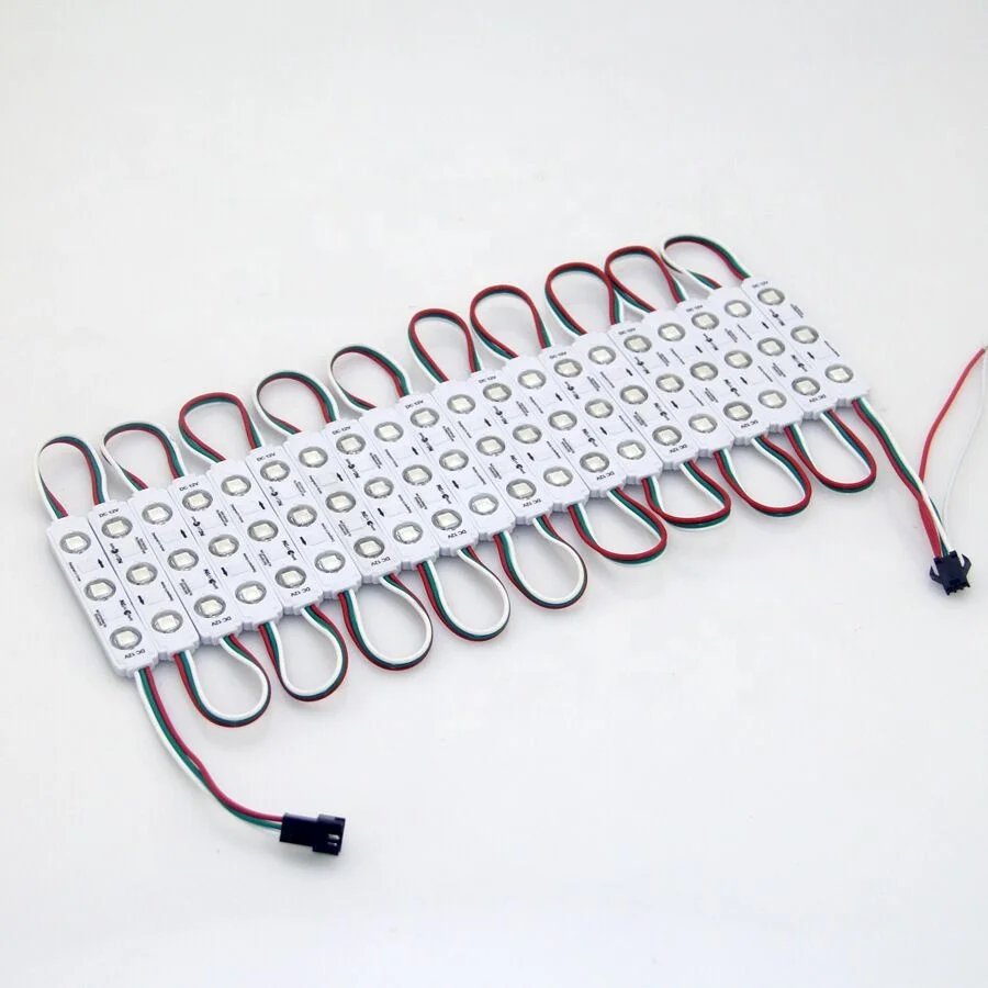 DC 12V CE RoHS Backlight Channel Letter Sign Board Lens Pixel WS2811 1903 High Quality 5050 Injection RGB LED Module