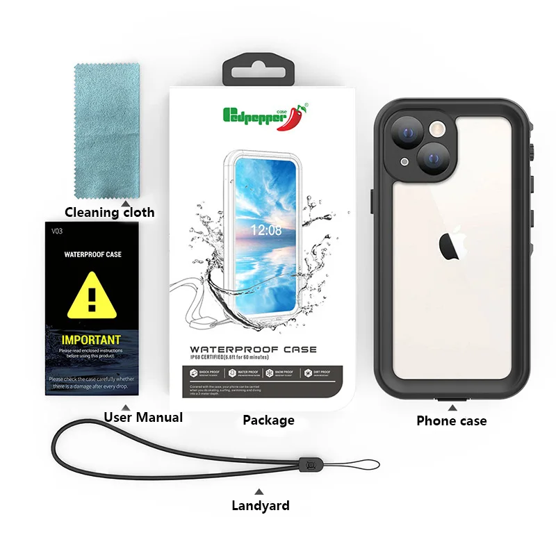 Redpepper Iphone Cases Ultimate Waterproof Shockproof Protection