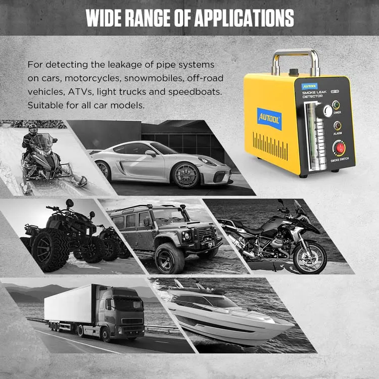 Oem портативный AUTOOL Sdt103 автомобильная система Evay дымовая испытательная машина для автомобиля инструменты электрических транспортных